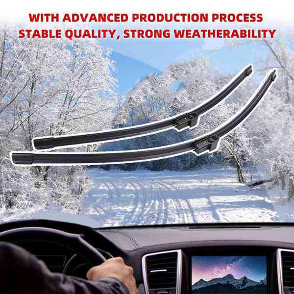 Black Rubber Car Wiper Blade Set for Bao - Car Accessories