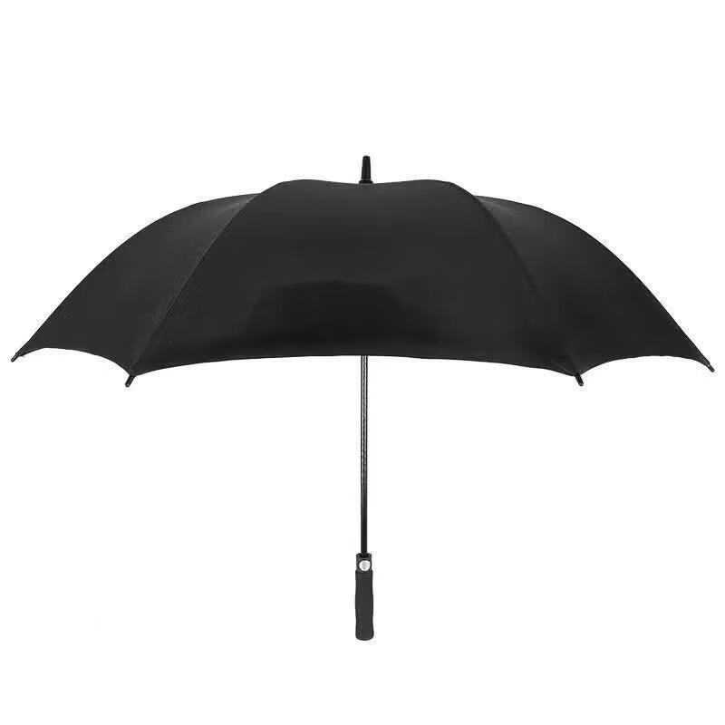 Oversized Windproof Semi-Automatic Straight Umbrella