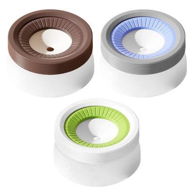 600ML Dog Floating Water Bowl Non-Slip Base Large Capacity Pet Water Dispenser Spill Proof Neck Guard Cat Water Bowl