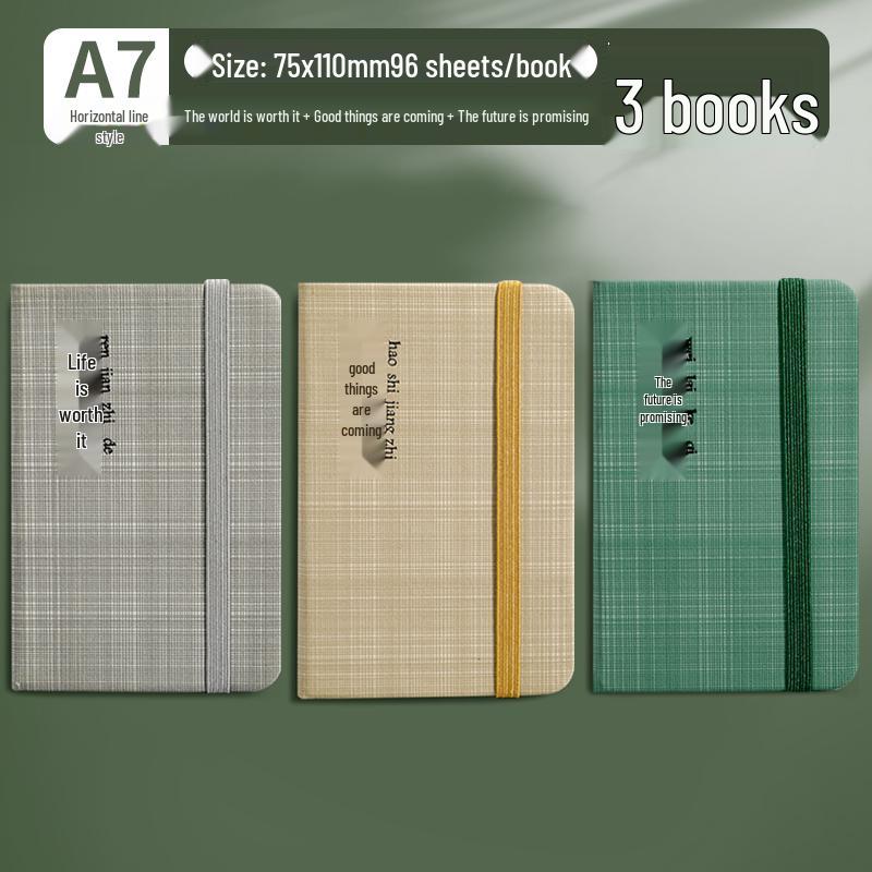A7 Mini Pocket-Sized Notebook: Portable, Simple, and Perfect for Students