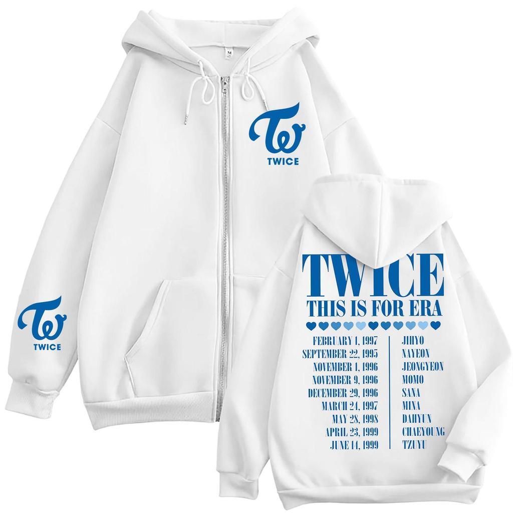 Women's Casual Fashion Printed Long Sleeve Zipper Hooded Sweatshirt