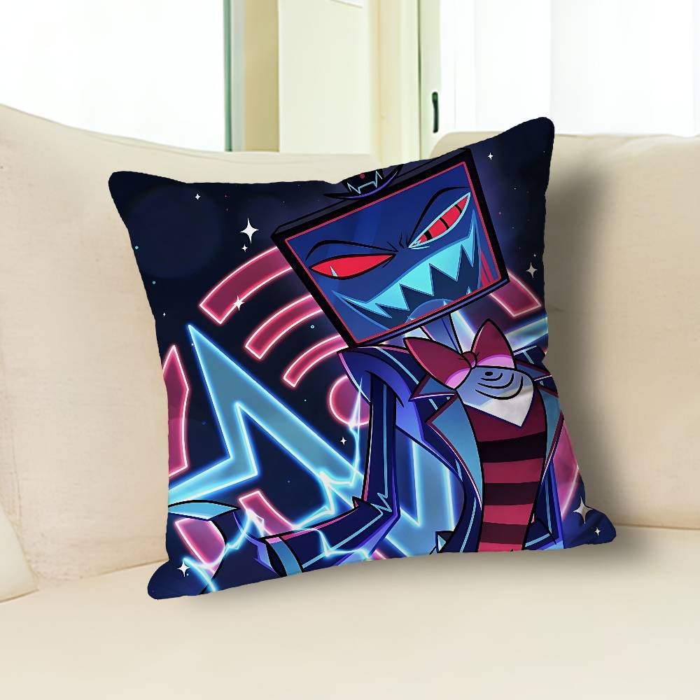 V-VOX Fidati di Noi H-Hazbins-S Celebrità Anime Merchandising Federa Stampata Versatile Decorazione per Divano Auto Ufficio Stanza Protettore