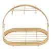Mug Holder Stand Iron Coffee Cups Dishes Organizer Mug Drainer Storage Drying Rack with 6 Hooks for