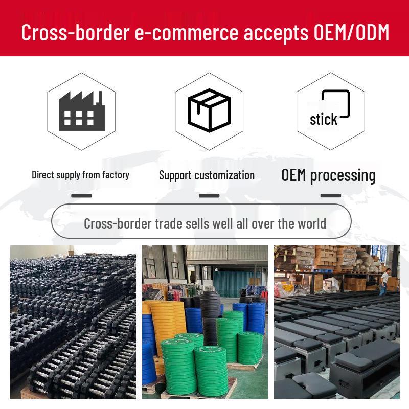 Hex Cast Iron Rubber Coated Dumbbell - Men's Strength Training Equipment