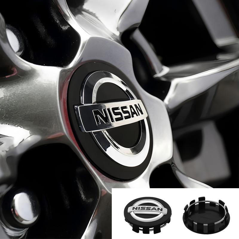 4pcs Car Hubcap Styling Wheel Center Hub Caps Covers Emblem Replacement Cover for Nissan Nismo GTR Altima Qashqai Almera Navara