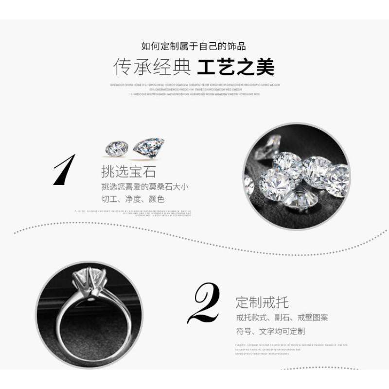 Sterling Moissanite Hand Pendant Necklace Hip Hop Style Statement Jewelry Women Men