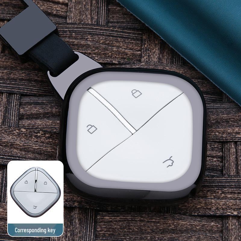 2023 Wuling Bingo Key Cover: New Airev Sunny Sky KiwiEV Metal Shell & Buckle.