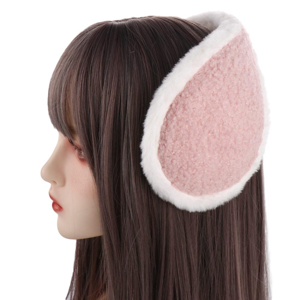 Comfortable Female Male Outdoor Anti-Wind Adult Folding Ear Cover Plush Earmuffs Ear Warmers Earcap