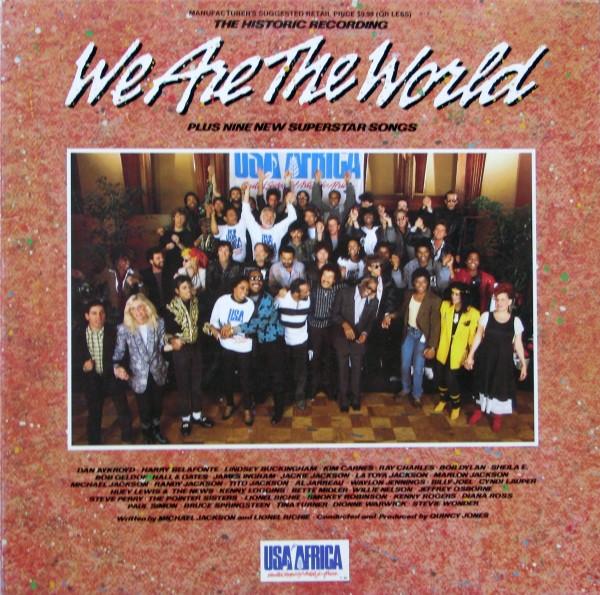 LP Record USA FOR AFRICA - We Are The World BEN40043 Columbia 1985 Canada Pop Used