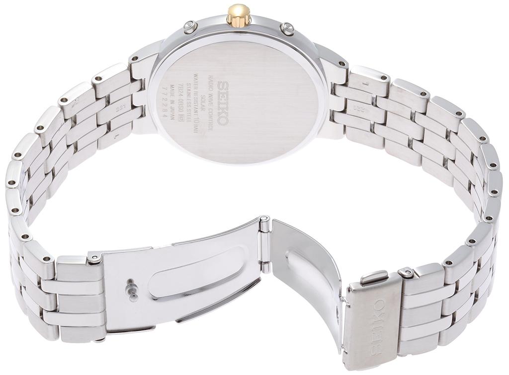 Seiko Selection Solar Pair Model SBTM266 Men's Radio-Controlled Watch,