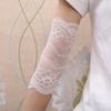 Women's Summer Lace Sun Protection Arm Sleeves with Elbow and Wrist Support