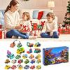 2025 Christmas Countdown Calendar 24 Days Pull Back Car Toy Advent Calendar for Kids Toddlers Christmas Gifts Vehicle Model Toys