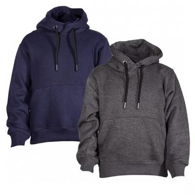 Keanu Herren-Fleece-Hoodie (Packung mit 2)