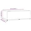 VidaXL Housses de salon de jardin 2 pcs 12 œillets rectangulaire 3155351