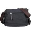 Geantă crossbody de pânză pentru bărbați: Rucsac de umăr la modă, casual, stil orizontal