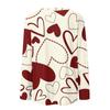 Women's Fashion Casual Long Sleeve Print Round Neck Pullover Top Blouse