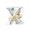 Copper Full Series Of A-Z Letters Pendant Charms For Originalbracelet Charm Necklace Diy Female Jewelry