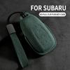 Suede Car Key Case Cover For Subaru Brz Sti Legacy Forester Crosstrek Impreza Wrx Ascent Car Key Protective Shell Accessories