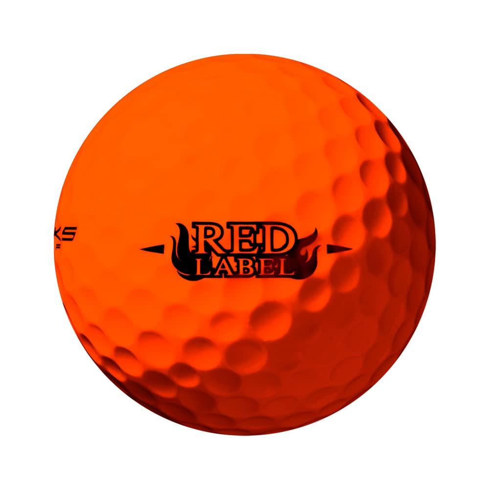 Golfový míček WORKS GOLF Hisho Red Label Kiwami Orange 2023 Model High Repulsion Ball