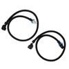 2pcs 24in Fuel Injector Pigtail Harness 1204318 Replacement for Polaris Ranger 800 RZR 800