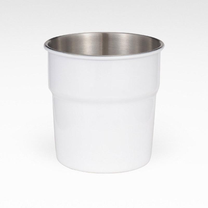 5/6pcs Stackable Camping Water Cup 300ml Teas Coffees Milk Beer Mug Stainless Steels Drinking Cups Outdoor Travel Cups