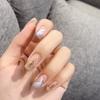 Ink Color, Smudge Pattern, Temperament, Wearing Nail, Finished Fake Nail, Nail Patch, Nail Patch, Waterproof and Removable.