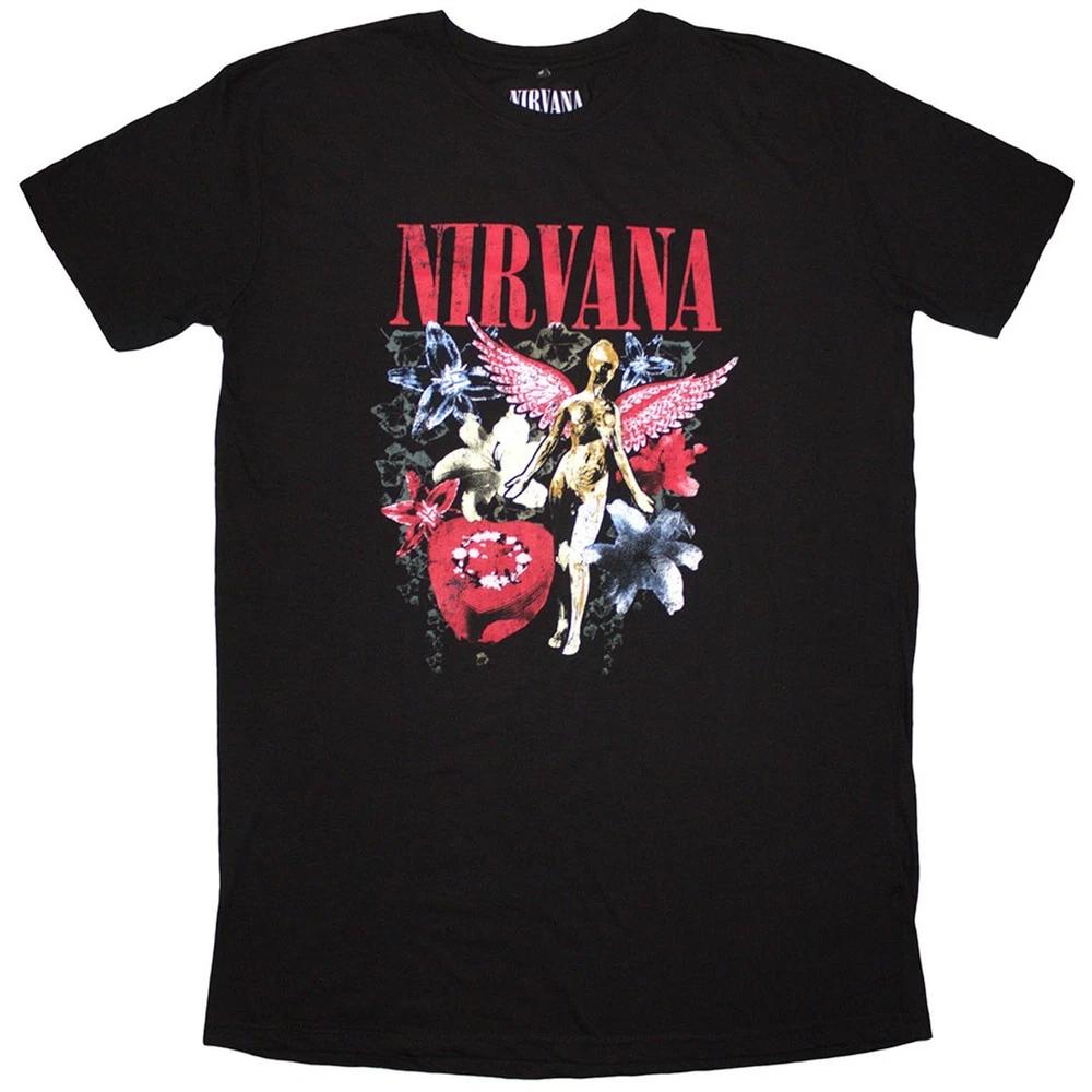Nirvana In Utero Vintage Collage Black Unisexs T Shirt Dress New Official 2XL