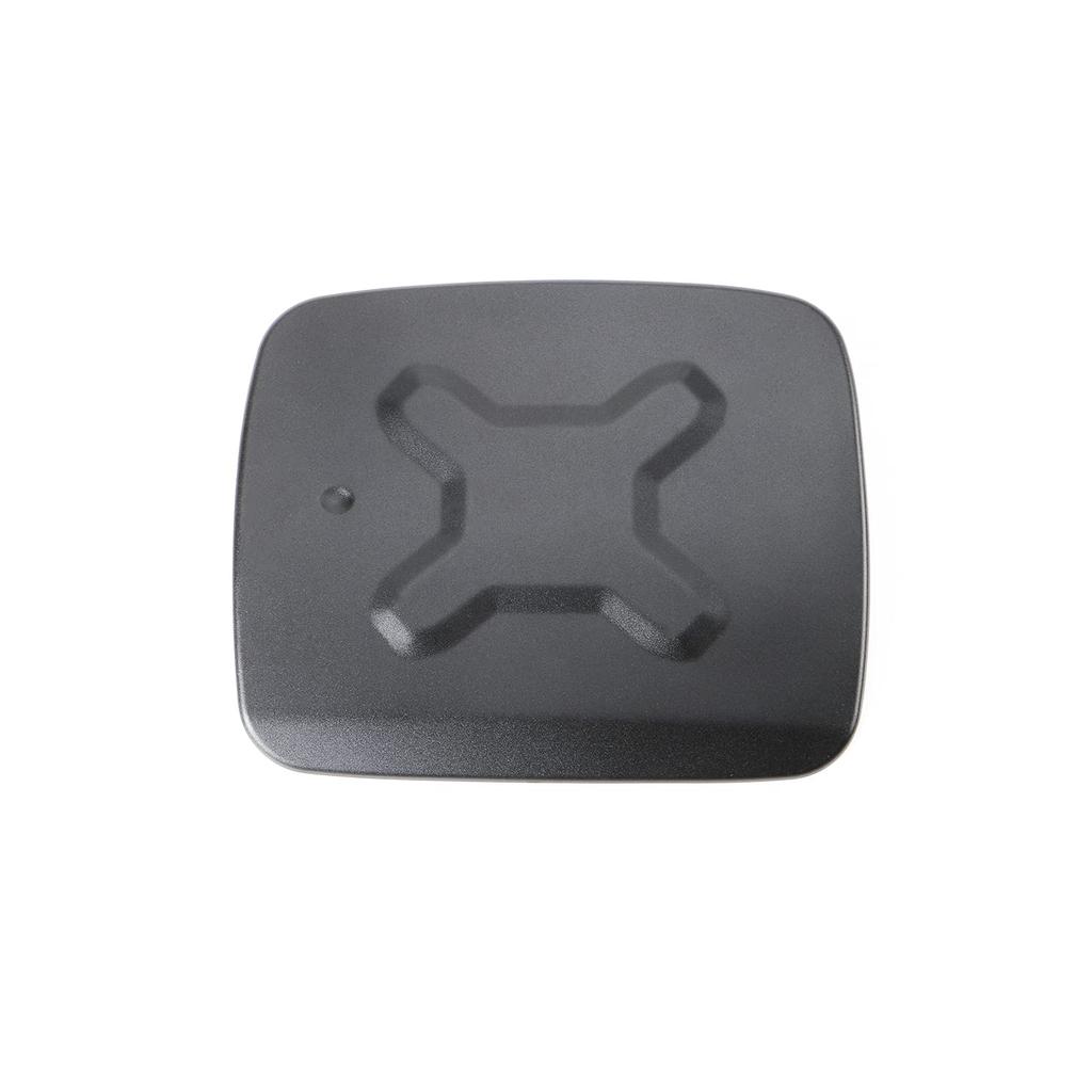 Hoolcar Gas Cap Fuel Filler Door Gas Tank Cap Trim Cover for 2016-2021 Jeep Renegade Black