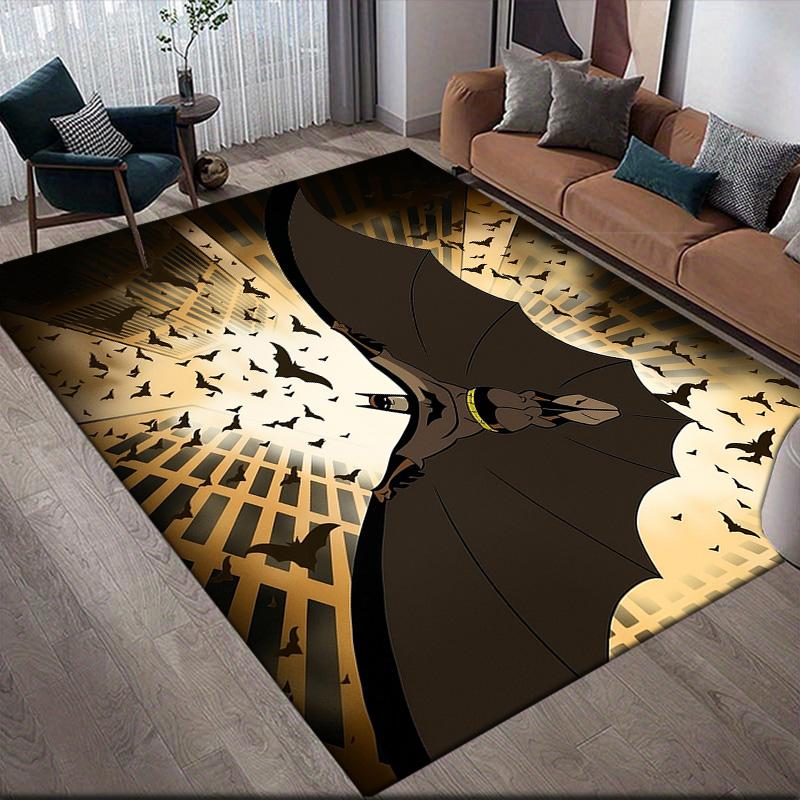 

Retro Batman Anti-Slip Rug, Rectangular Carpet for Vintage Style Home Decor 60x90cm