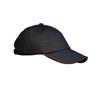 Result Unisex Low Profile Heavy Brushed Cotton Baseball Cap With Sandwich Peak (Pack of 2)