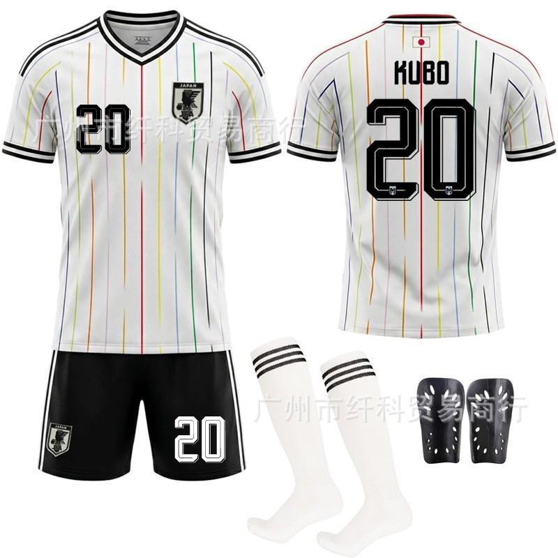 Japan 2024 Away Jersey No. 9 Ueda Kisei No. 20 Kubo Kenhide World Cup National Team Football Shirt Breathable Quick-Dry Adult Soccer Jersey