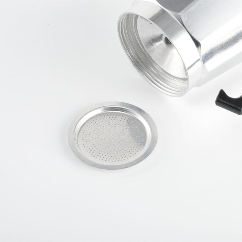 Filter Screen Silicone Gasket and Metal Filter Set Coffee Makers Mocha Pot Replacenent Accessories Easy to Install