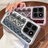 Complex Pattern Transparent Case For Xiaomi 14T 13T Pro Redmi Poco X6 Pro M6 X5 Note 14 Pro 13 12 11 Soft Silicone Shockproof Clear Slim Phone Cover