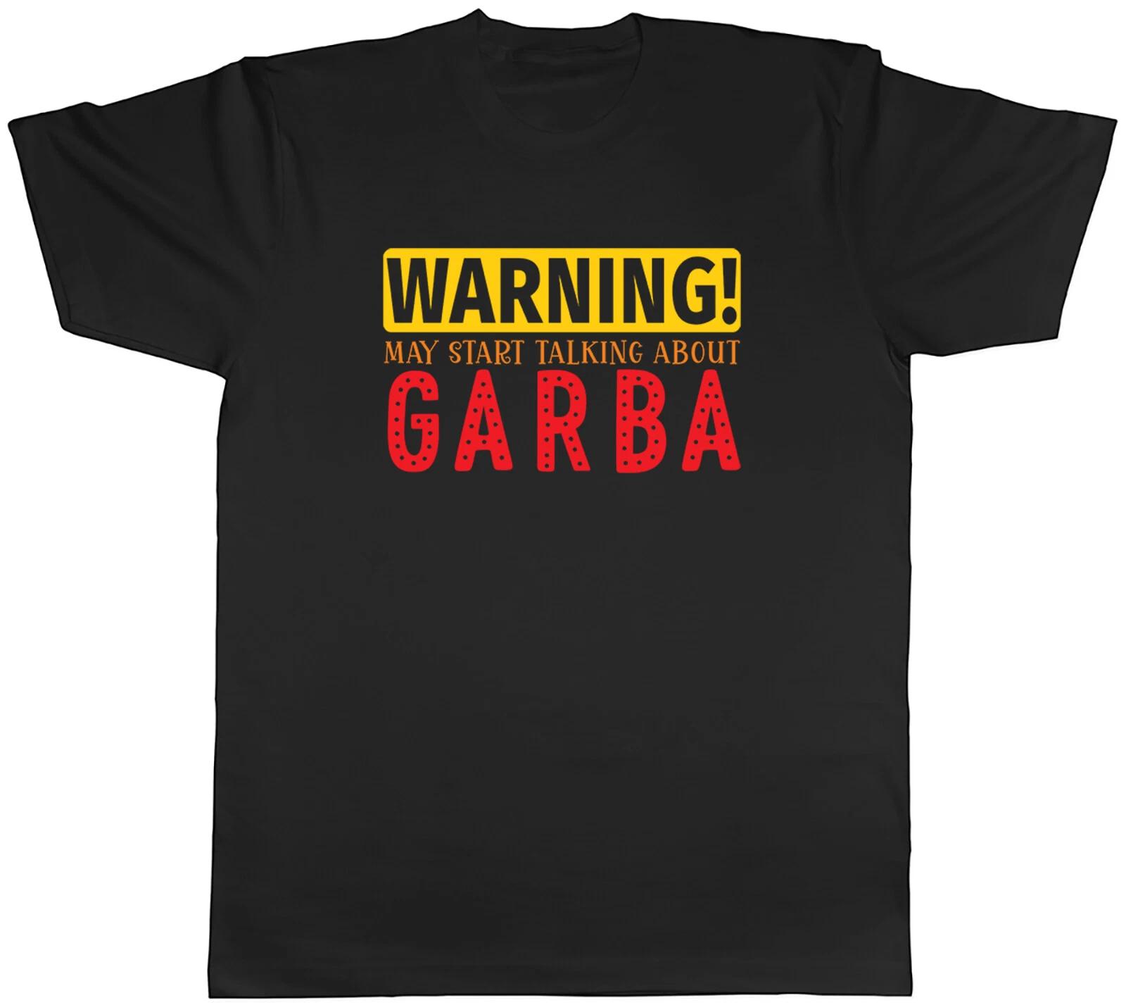 Warning Garba Mens T-Shirt Navratri Garba Lover Tee Gift M
