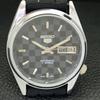 VINTAGE REFURBISHED SEIKO 5 AUTOMATIC JAPAN MENS BLACK DIAL WATCH a440429-4 Sk-a440429