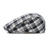 Plaid Beret Spring Summer Thin Men's Forward Hat Women's Newspaper Hat British Cap