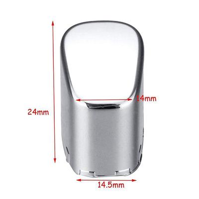 Cache Bouton de Frein à Main Chromé Levier de Frein à Main Bouton de Stationnement Capuchon Argent Intérieur de Voiture pour Cross 6Rd711333A Accessoires