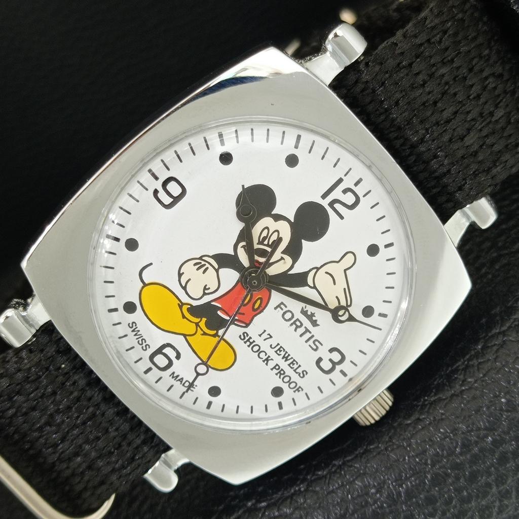 

REFURBISHED VINTAGE HAND-WINDING SWISS MENS WHITE COLOR DIAL WATCH a707302-1