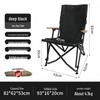 Hejiangshi HGY01 Outdoor Aluminum Folding Camping Recliner