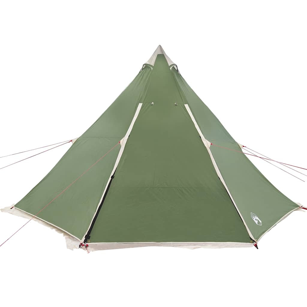 Vidaxl Tipi Family Tent, 6-Person, Green, Waterproof