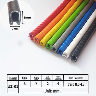 U-shaped Rubber Sealing Edge Trim for Metal Protection