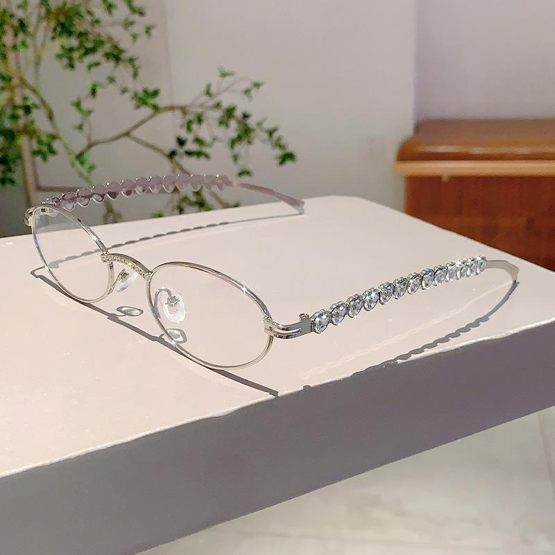 Vintage Metal Round Sunglasses for Women Men Circular Sun Glasses Female Oval Eyewear  for Male Female Eyeglasses