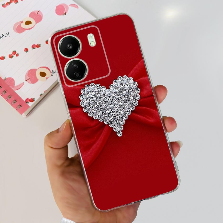 For Xiaomi Poco C65 Case Cute Cat Butterfly Cover Soft TPU Phone Case For Xiaomi Redmi 13C Redmi13C PocoC65 Fundas 6.74'' Bumper