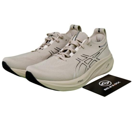

ASICS Gel Nimbus 26 Feather Grey Black 1011B794-021 EU 40.5 чорний/сірий