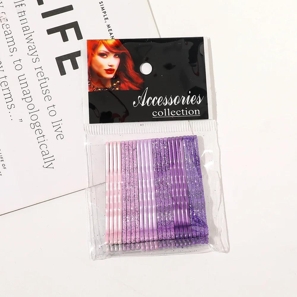 

Кудрявые волнистые заколки для волос женские цветные заколки для волос женские шпильки невидимки укладочные аксессуары для волос инструменты для ухода за красотой фиолетовый