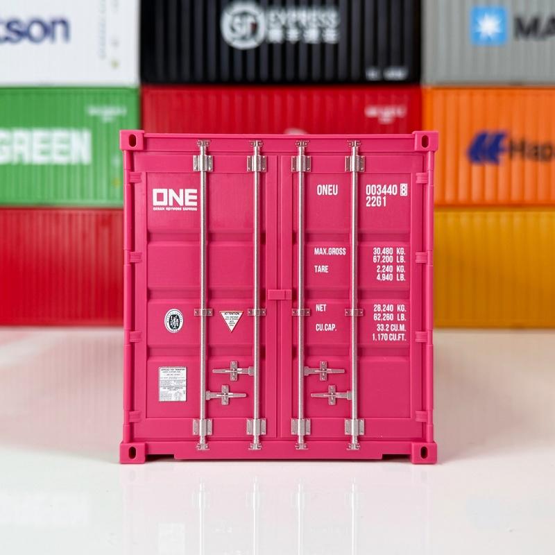 1:30 Scale Shipping Container Business Card Organizer Desk Stationery Storage Box Office Decor Pen Holder Creative Gift Ornament