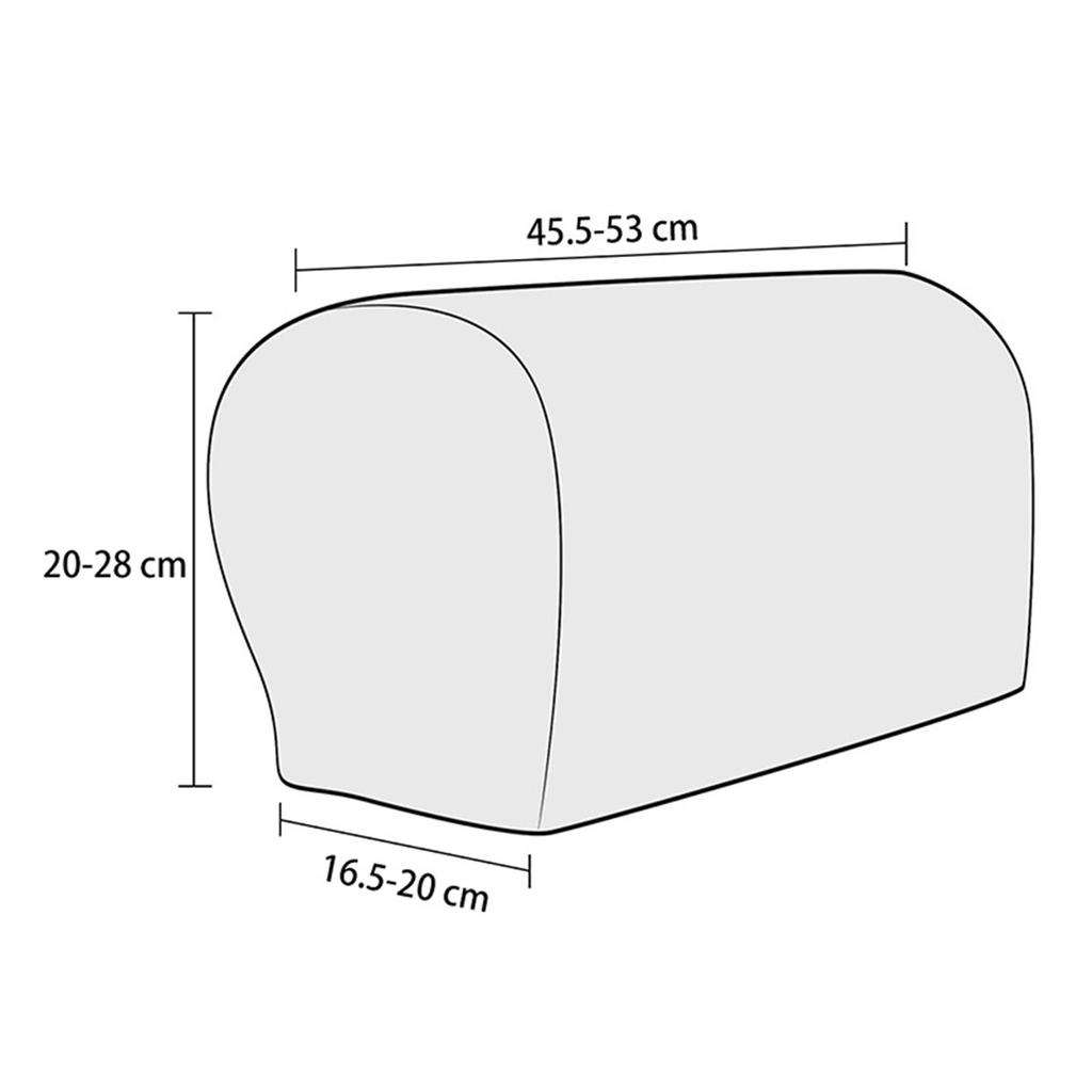 Stretch Sofa Armrest Cover Chair Arm Covers Protectors Pack of 2 Comfortable Sofa Armrest Slipcovers Armchair Covers