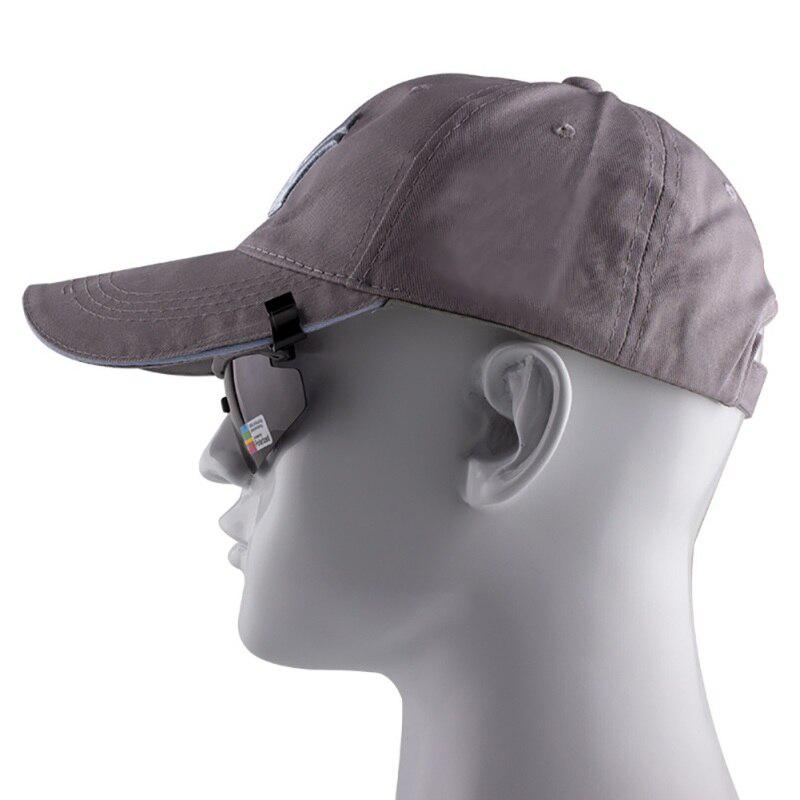 Outdoor Polarized Fishing Glasses Hat Visors Sport Clips Cap Clip On Sunglasses For Fishing Biking Hiking Golf Eyewear UV400