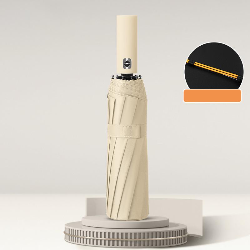 

Зонт 12 Bone однотонный автоматический зонт легкий складной большой размер солнцезащитный козырек с защитой от ультрафиолета уличный зонт