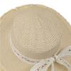 Embroidered Lace Straw Hat Women'S Summer Straw Woven Large Edge Sun Protection Hat Outdoor Travel Visor Seaside Beach Hat